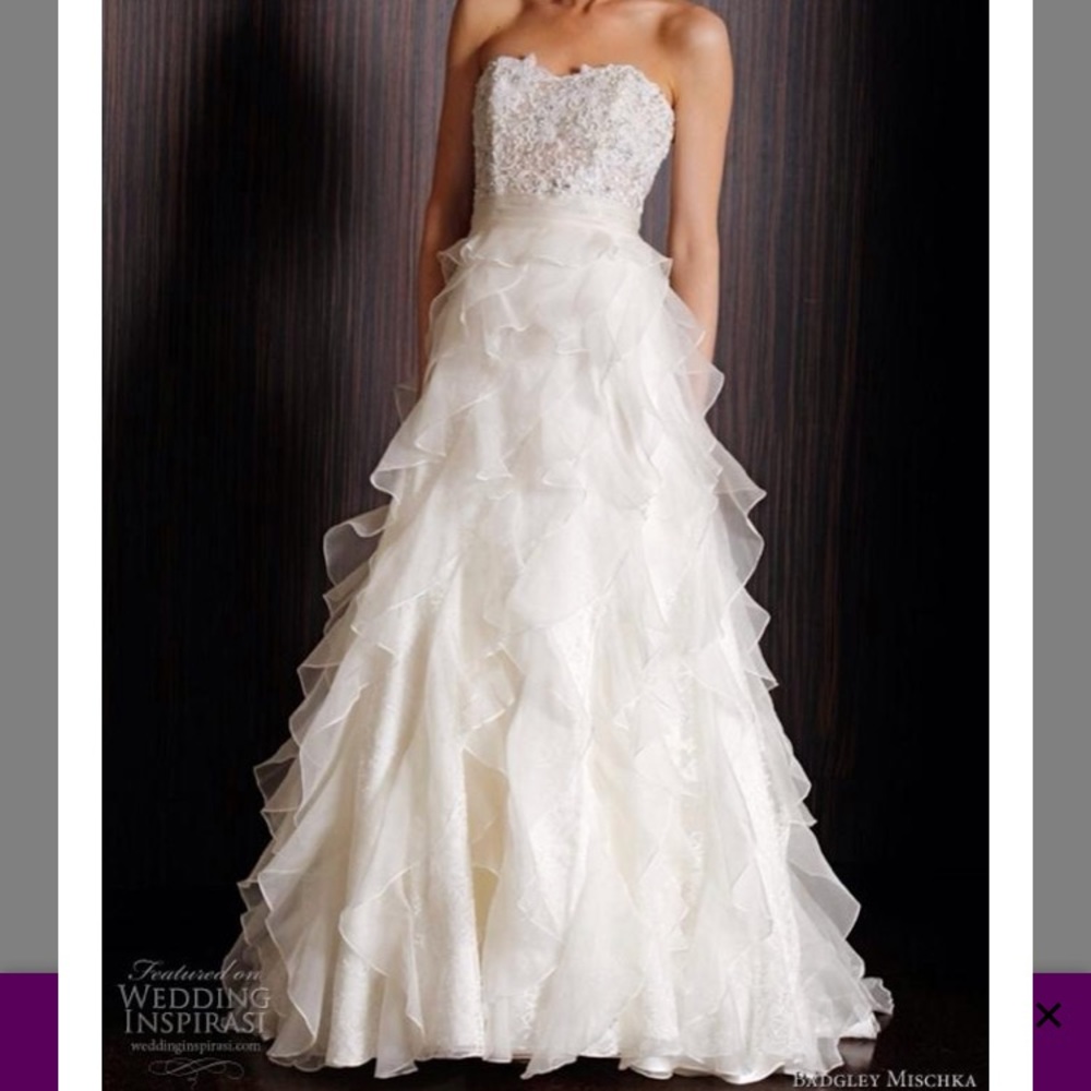 Badgley Mischka wedding gown